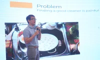 CEO bTaskee Đỗ Đắc Nhân Tâm trình bày mô hình khởi nghiệp tại cuộc thi Startup Funding Camp 2018