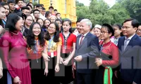 Phó chủ tịch nước Đặng Thị Ngọc Thịnh gặp gỡ học sinh, sinh viên, thanh niên dân tộc thiểu số tiêu biểu xuất sắc năm 2019