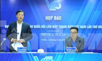 Họp báo thông tin Đại hội Hội LHTN Việt Nam lần thứ VIII. Ảnh: Xuân Tùng