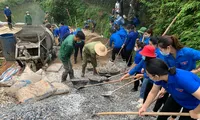 Tuổi trẻ cả nước ra quân làm đường, xây cầu thắp sáng những miền quê