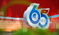 Góc chụp ảnh &apos;check-in&apos; chào mừng 65 năm Hội LHTN Việt Nam
