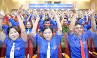 Màn chào mừng sôi động, trẻ trung từ 245 đại biểu Hải Phòng tại Đại hội Đoàn lần thứ XIV