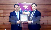 Bí thư Trung ương Đoàn tiếp xã giao đoàn đại biểu Hội đồng giao lưu Chính trị Australia 