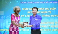 Bí thư T.Ư Đoàn tiếp xã giao Chủ tịch Hội đồng Quản trị Quốc tế của ActionAid 