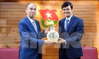 Bí thư thứ nhất Trung ương Đoàn tiếp tân Đại sứ Cuba tại Việt Nam