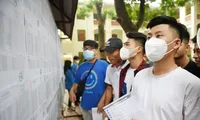 Hơn 1 triệu thí sinh làm thủ tục dự thi tốt nghiệp THPT 2022
