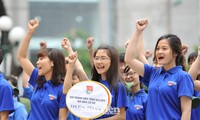 Thanh niên cùng hành động chào mừng 91 năm thành lập Đảng quang vinh