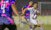Toả sáng phút 90+5, Văn Quyết giúp CLB Hà Nội giành 1 điểm trước Sài Gòn FC trong trận thuỷ chiến