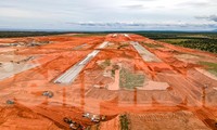 Mục sở thị hoạt động thi công sân bay dân dụng - quân sự ở Phan Thiết