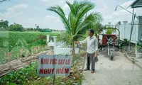 Long An tiếp tục công bố tình trạng sạt lở khẩn cấp