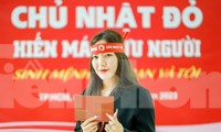 Ngày hội Chủ nhật Đỏ thu hút đông đảo bạn trẻ tham gia hiến máu