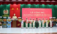 Ninh Thuận công bố quyết định nhân sự, điều động nhiều cán bộ công an
