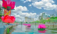 Lung linh đèn hoa mừng đại lễ Phật đản