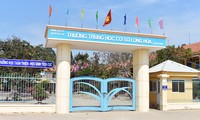 Trường THCS Long Hòa, nơi xảy xa sự việc