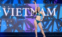 Video Kiều Loan đánh hông tự tin, gợi cảm với bikini ở bán kết Miss Grand 