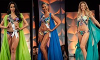 Màn diễn bikini &apos;rực lửa&apos; của Hoàng Thuỳ và dàn thí sinh ở bán kết Miss Universe