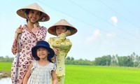 Ngày cách ly thứ 9: Thuý An đẹp dịu dàng trên ruộng lúa, Thuỳ Dung trổ tài ca hát 