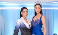 Lý Nhã Kỳ mặc vest hờ hững vòng 1 nóng bỏng, đọ sắc hoa hậu Khánh Vân