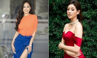 Mai Phương Thuý diện váy xẻ cao khoe chân &apos;cực phẩm&apos;, Khánh Vân trễ nải quyến rũ 