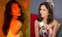 Á hậu Phương Anh trễ nải vai trần gợi cảm đón tuổi mới, H&apos;Hen Niê mặc váy cúp ngực sexy
