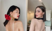 Á hậu Thùy Dung, Kiều Loan diện váy xẻ táo bạo khoe trọn lưng trần nóng bỏng