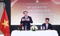 Chủ tịch Quốc hội gặp đại diện cộng đồng người Việt tại Argentina
