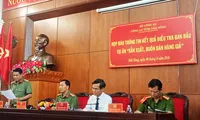 Công an tỉnh Đắk Nông công khai kết quả điều tra ban đầu tại buổi họp báo