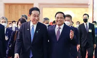 Thủ tướng chủ trì chiêu đãi chào mừng Thủ tướng Nhật Bản