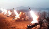 Bộ phận tên lửa mà giới chức Ukraine cho là sản xuất tại Triều Tiên được Nga dùng trong cuộc tấn công Kharkiv đầu tuần này. (Reuters)