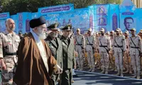 Hiện trường vụ tấn công vào lãnh sự quán Iran ở Syria ngày 1/4. (Ảnh: AP)