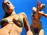 Rita Ora mặc bikini thả dáng khó đỡ khi tắm nắng ở vườn nhà