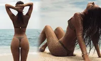 Chân dài 9x Carmella Rose trình diễn áo tắm phô body đẹp như tạc tượng