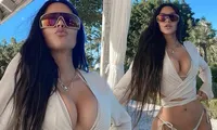 Sau đệ đơn ly hôn, &apos;Kim siêu vòng 3&apos; liên tục tung ảnh sexy &apos;đốt cháy&apos; mạng xã hội