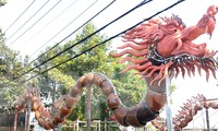 Độc đáo cặp rồng gốm sứ tại làng nghề hàng trăm tuổi ở Bình Dương