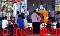 Gia đình tổ chức tang lễ cho em Trần Hường
