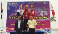Trương Thị Phương giành HCV canoeing châu Á. Ảnh nguồn Internet