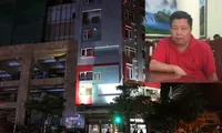 Khu nhà hàng, khách sạn nguy nga của “đại gia” Voòng tại khu đô thị Phú Lộc ( TP Lạng Sơn) (ảnh lớn), đối tượng Voòng tại cơ quan điều tra (ảnh nhỏ). Ảnh: Duy Chiến.