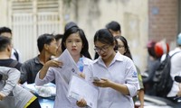 Thí sinh dự thi tốt nghiệp THPT Quốc gia 2018. Ảnh: Như Ý.