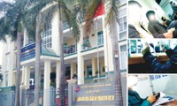 Trụ sở Chi cục Hải quan Cửa khẩu Cảng Hải Phòng khu vực III (ảnh lớn); Bằng chứng bôi trơn (ảnh nhỏ). Ảnh: P.V