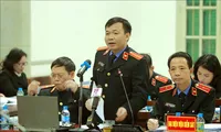 Đại diện Viện Kiểm sát tại toà bảo vệ quan điểm luận tội. Ảnh: Như Ý.