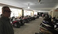 Tầng hầm gửi xe tòa nhà 27 Lạc Trung không có hệ thống phun nước chống cháy dù cư dân đã kiến nghị nhiều lần.
