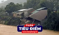 TIÊU ĐIỂM: Mưa lũ do bão số 1 làm 6 người chết và mất tích; Con số ấn tượng: 34