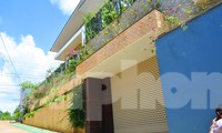 Nhà lầu 3 tầng có hồ bơi xây trên đất nông nghiệp của nữ thượng úy