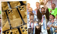 Messi chi 5 tỷ để mua iPhone mạ vàng tặng ĐT Argentina