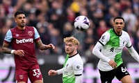 Bị West Ham cầm hòa 2-2, Liverpool chia tay giấc mơ vô địch