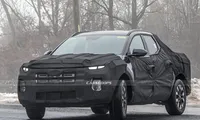 Lộ ảnh bán tải Hyundai Santa Cruz thế hệ mới trên đường thử