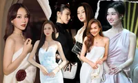 Sao nữ mặc gì cuối năm: Thùy Tiên &quot;giàu ngầm&quot;, Đỗ Thị Hà phóng khoáng với phụ kiện