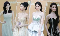 LHP quốc tế đảo Hải Nam: Nhan sắc Cảnh Điềm gánh kiểu tóc &quot;giả trân&quot;, Lưu Vũ Hân cá tính