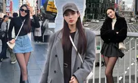 Đỗ Thị Hà phối đồ tối giản vẫn &quot;ăn điểm&quot; trong chuyến du lịch Nhật Bản