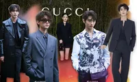 Trương Lăng Hách, Tống Uy Long khiến dân mạng &quot;sốc visual&quot; tại triển lãm Gucci